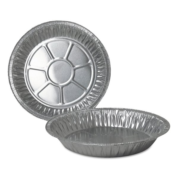 Durable Packaging Aluminum Pie Pans, 9" Dia., Deep, PK500 210040